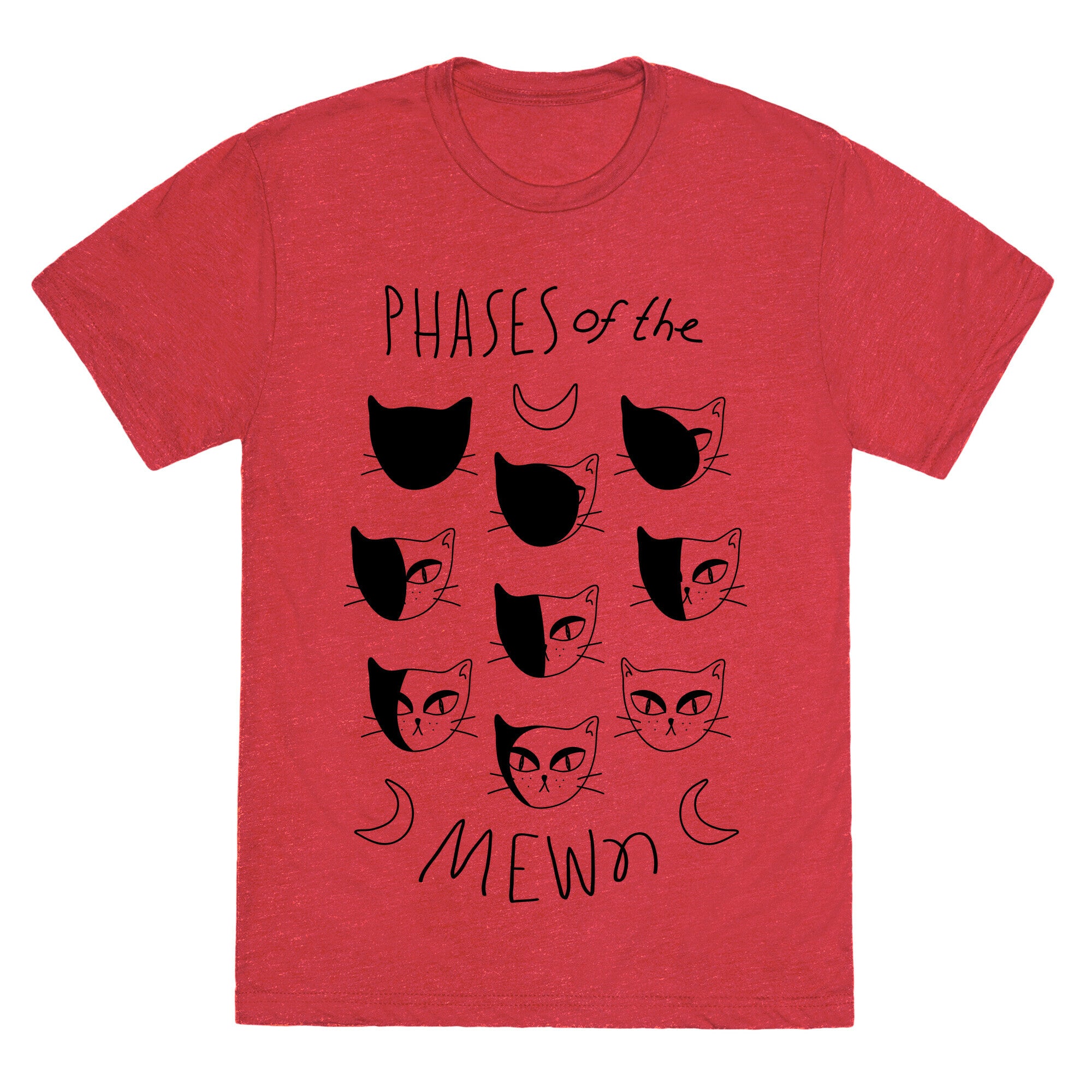 Phases Of The Mewn Unisex Triblend Tee
